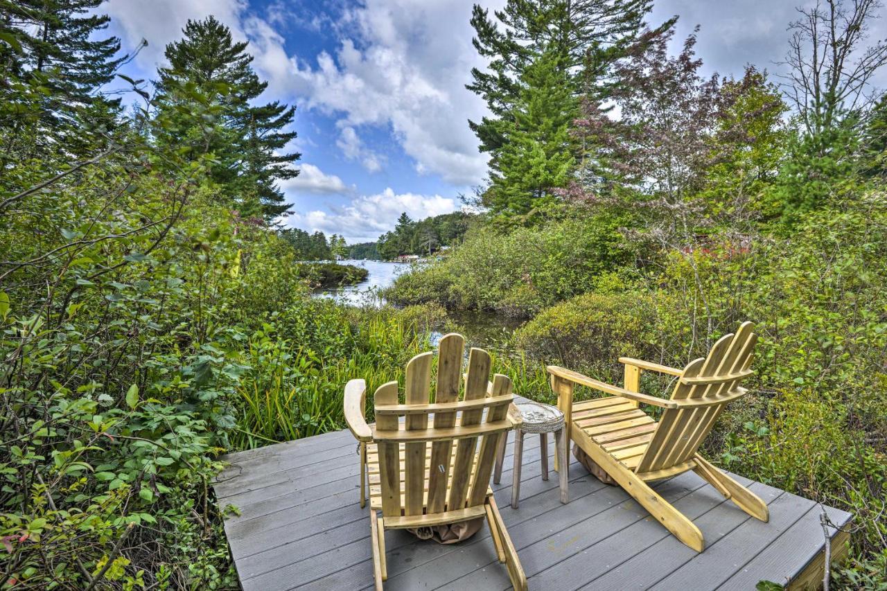 Adirondacks Cabin With Fire Pit On Otter Lake! Forestport エクステリア 写真